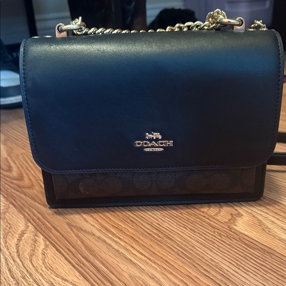 Coach Handbags - Coach Black and Brown Crossbody Bag